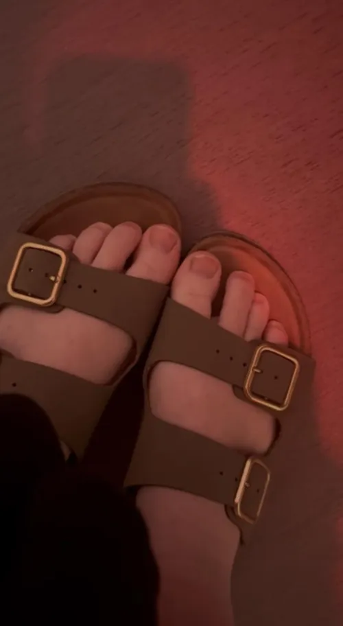 Sandals or bare feet, which do you prefer?”