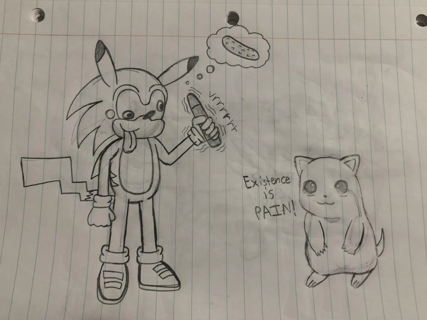 Something I drew in honor of the beauty that is Sonichu.