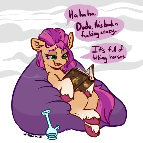 Stoned Sunny by WitchTaunter