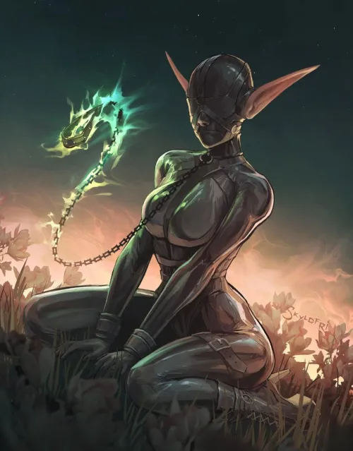 Taking my broken Blood Elf latex doll back to a revamped Silvermoon was magical. In spite of the gawking stares, basking in the light of the restored Sunwell was the reward of a lifetime for a slave trapped in eternal darkness. (Skyldfri)