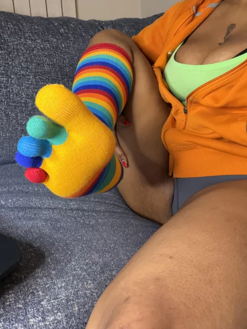 Toe socks R better❣️