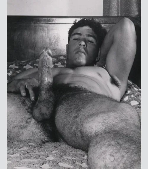 1970s Vintage Hairy Stud