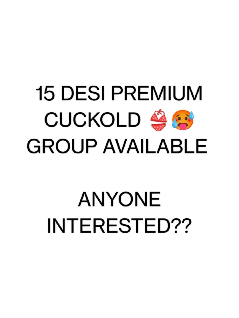 ANYONE INTERESTED?