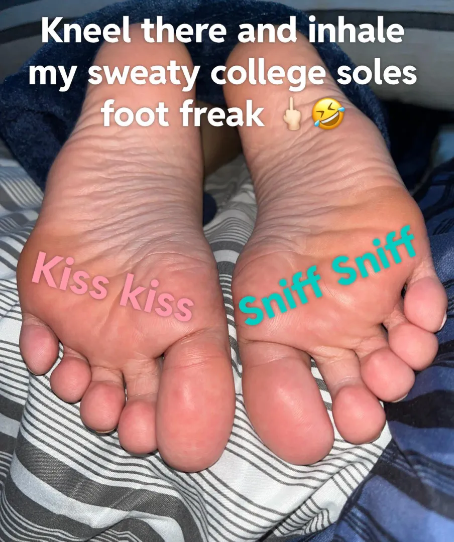 College girls foot slave 20f