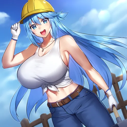 Construction worker Aqua (BruTo AImage)