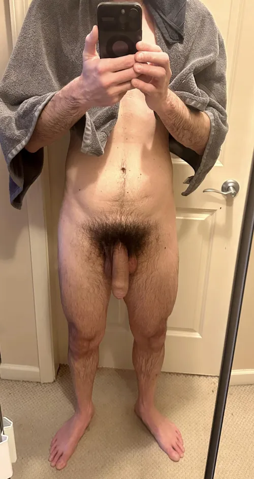 Fully hairy now. Should I trim at least a bit?