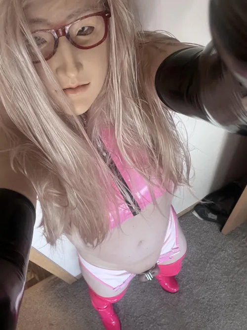 Love being a rubber sissy doll