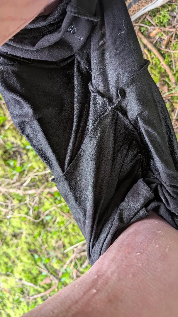 My leggings got a bit wet in the forest today...