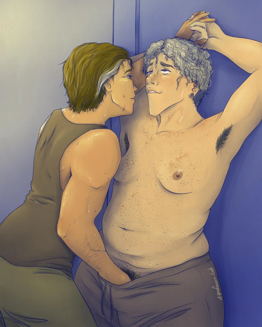 Spotted: a butch4butch smut fic (by spicy-wrenegade, oc)