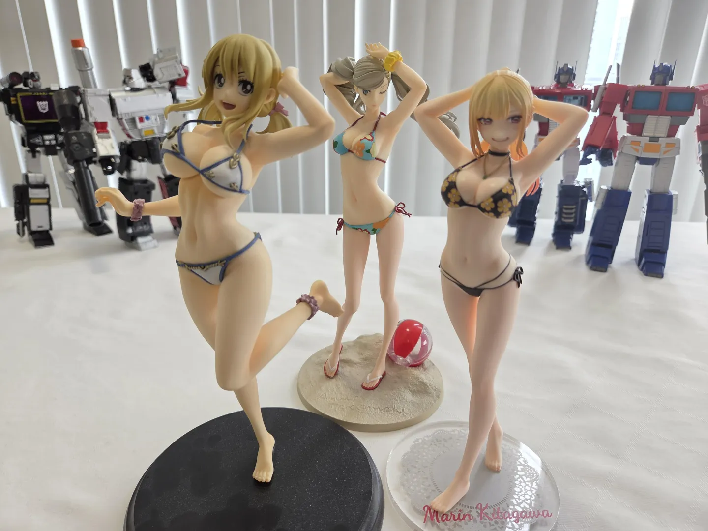 Blonde Bikini Fashionistas Lucy, Ann Takamaki and Marin Kitagawa