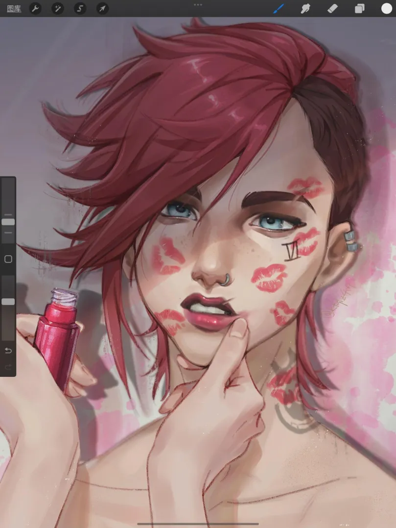 Caitlyn’s POV: Vi gets all the  kisses (WURIKO/Ktglz404) [Arcane: League of Legends]