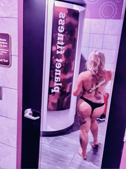 Fresh from the gym -