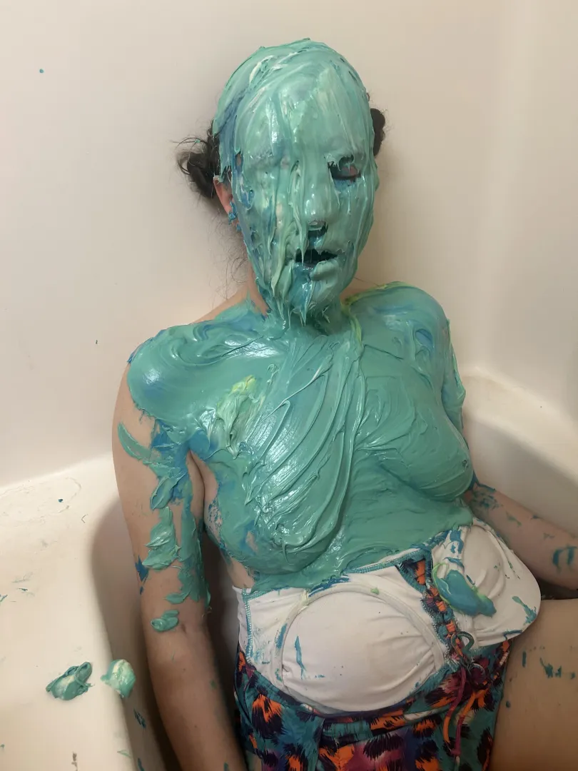 Gf found out that night that she really enjoys frosting