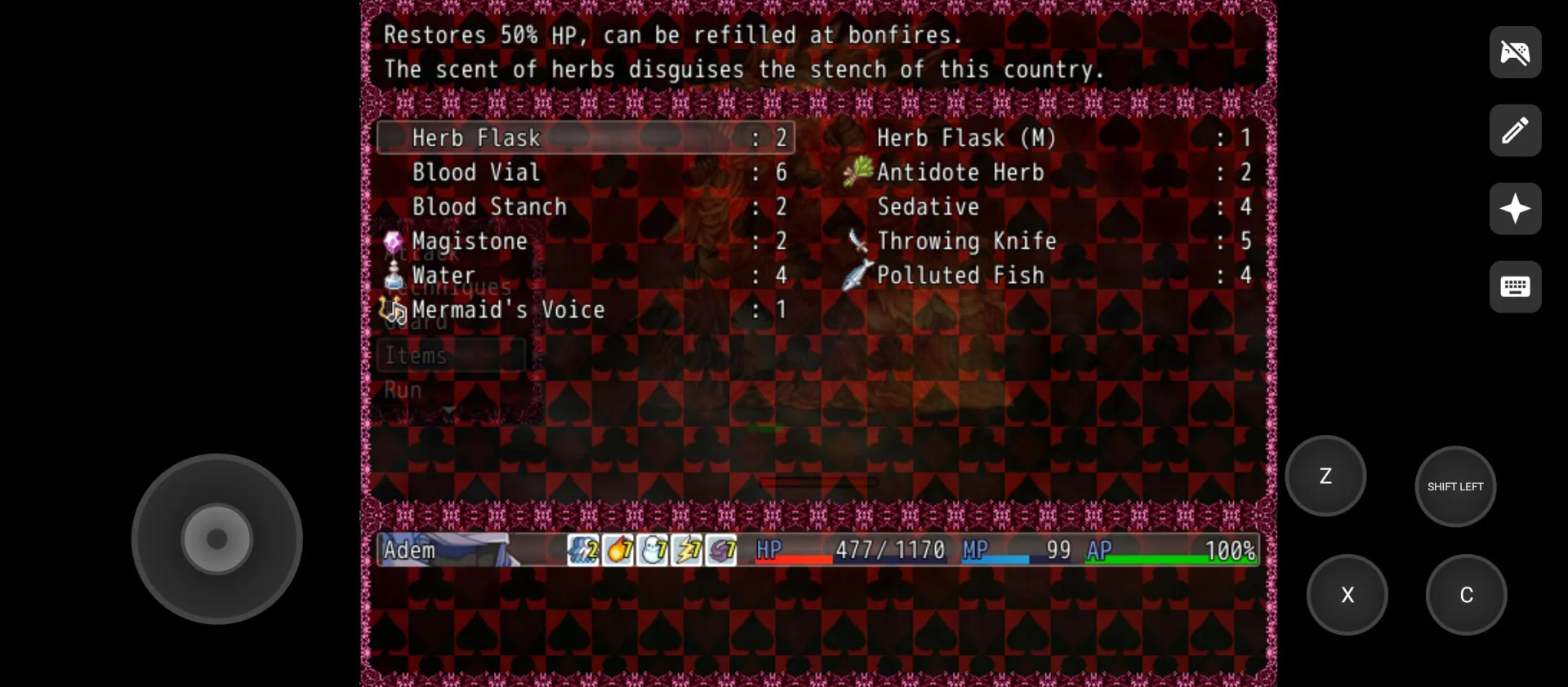 I cant see some icons on mobile