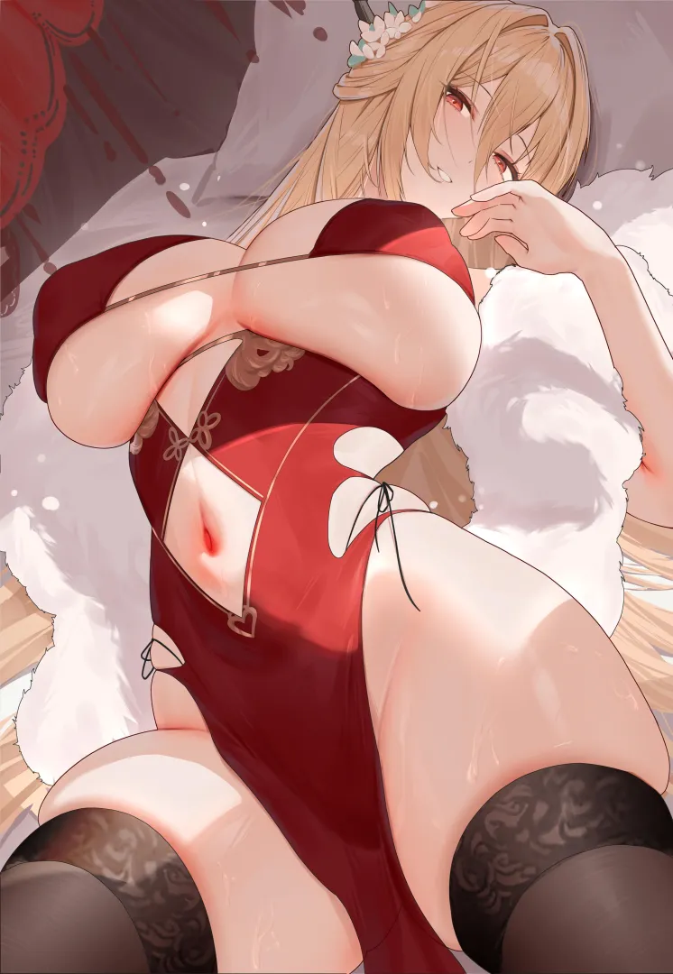 Implacable's sexy dress [Azur Lane]