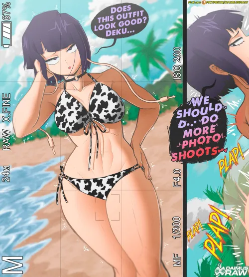 Jiro's beach day (@DaimusRaw2)