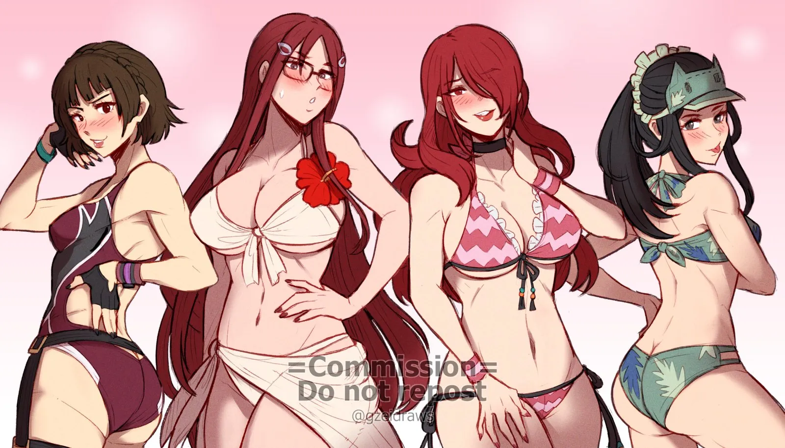 Makoto, Mitsuru outfitswap with Minerva and Kai [Persona and Valkyria Chronicles]