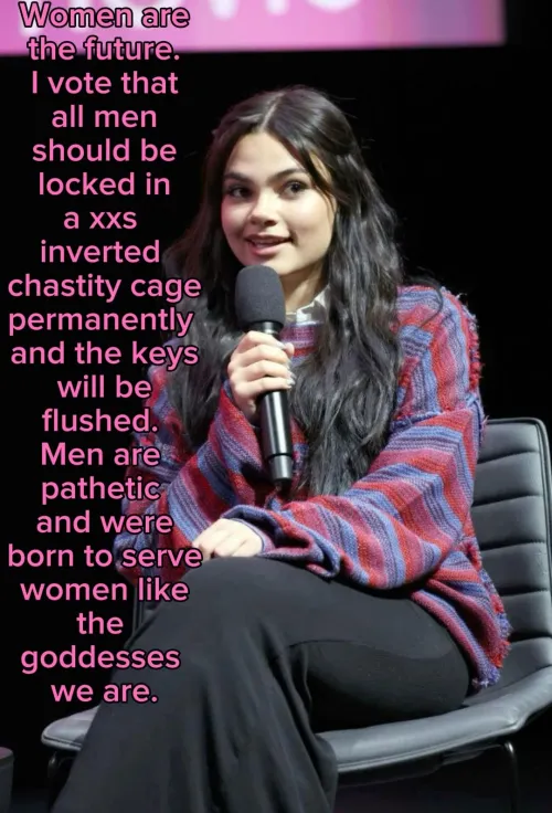 Mistress Ariana Thinks All Men Should Be Locked In permanent chastity. NO IMAGEFAP!