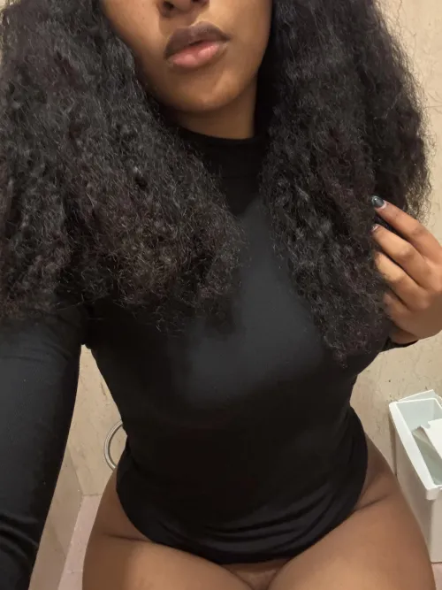 On the toilet at work