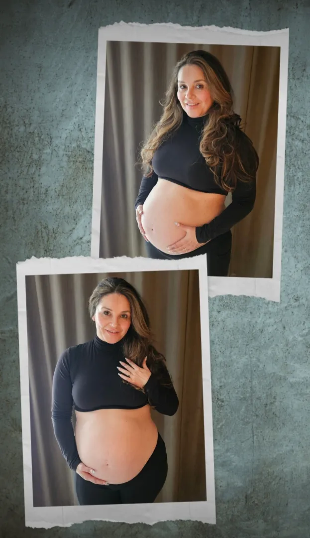 She's 9 months pregnant and ready for cock