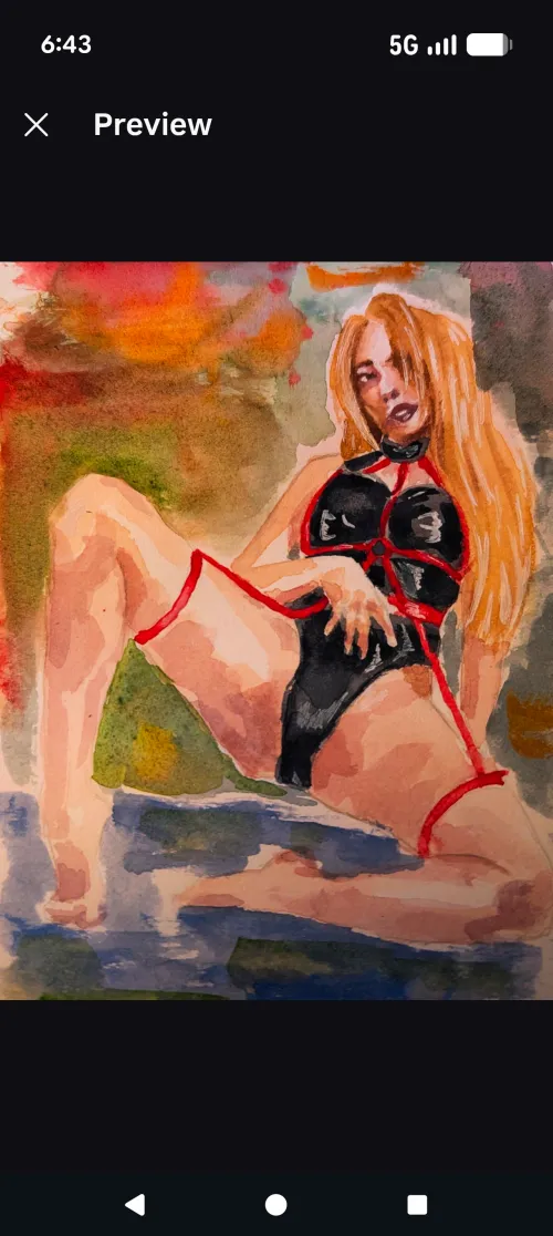 Sonya in watercolor