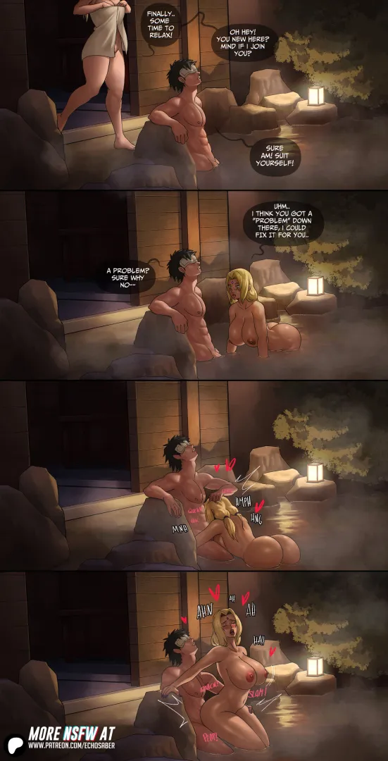 Tsunade blowing off some steam (EchoSaber)