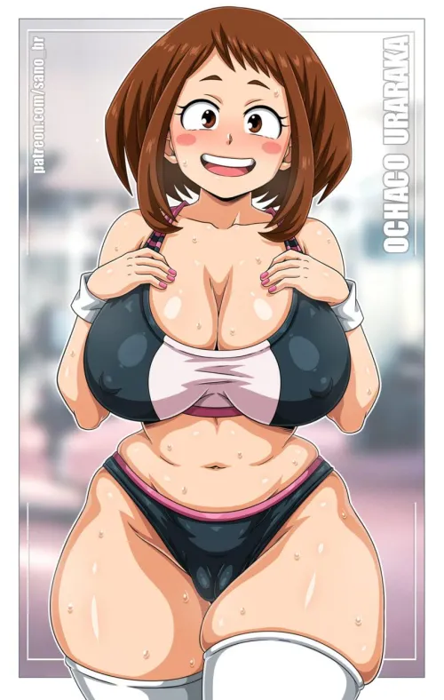 Uraraka after training (sano-br)