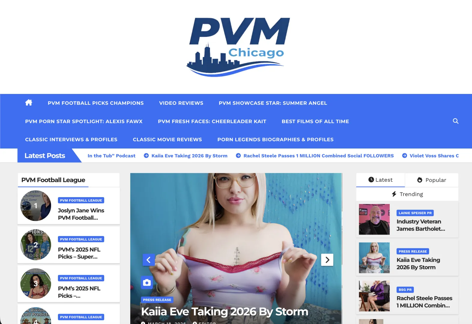 Added PVM Chicago to the Porn News Sites sidebar list