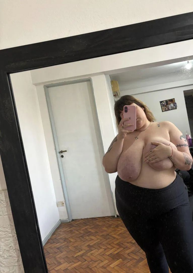 Describe these huge tits in one word for more nudes in your inbox