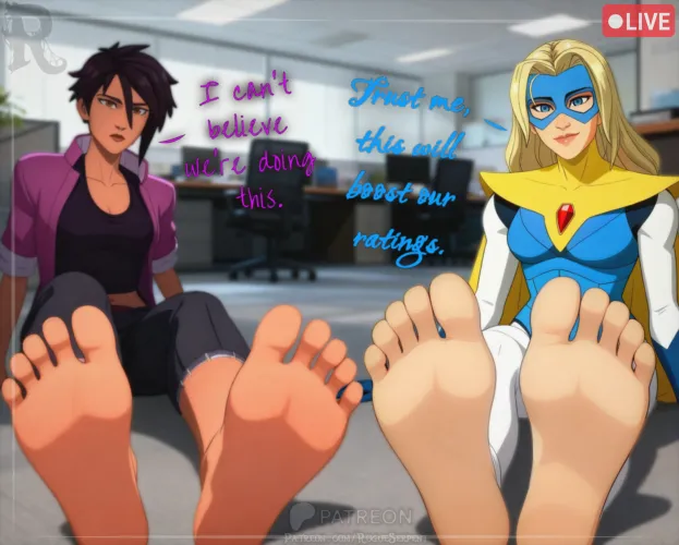 (Dispatch) Invisigal & Blonde Blazer Feet