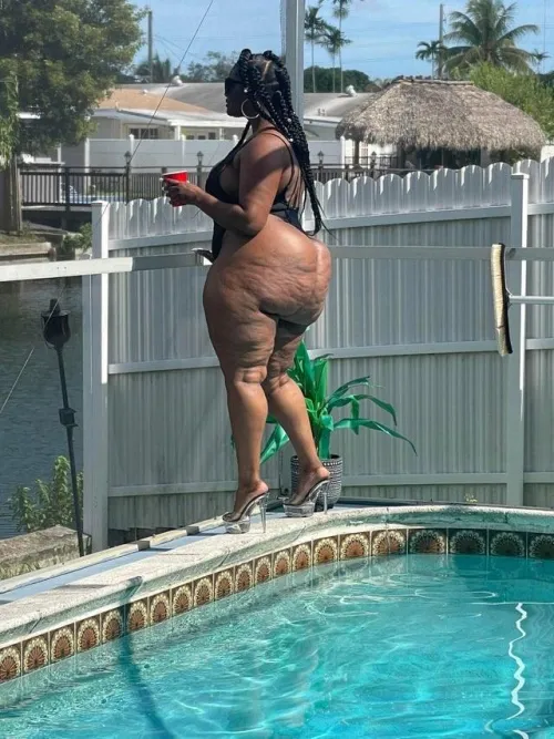 Family pool party...