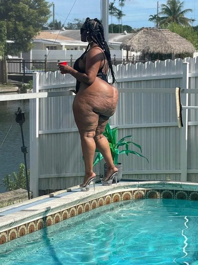 Family pool party...