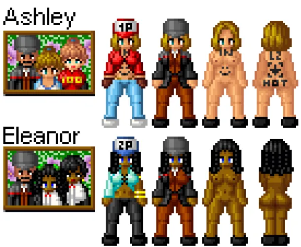 Finalized character designs