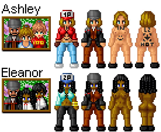 Finalized character designs