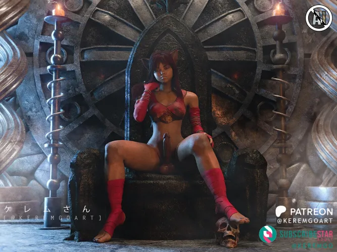 Futa Kitsune - OC Art By Me (d3ogmerek)