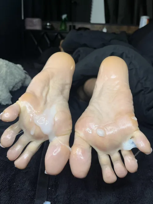 I have a clean up job for you. Use your tongue