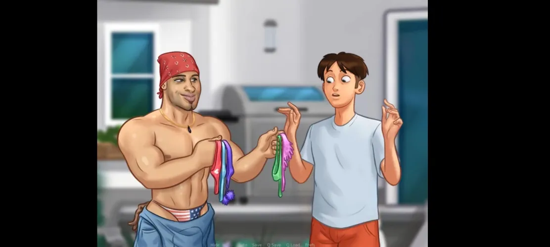 Is there anyone else here who wants option to select and change the thongs that mc wears?