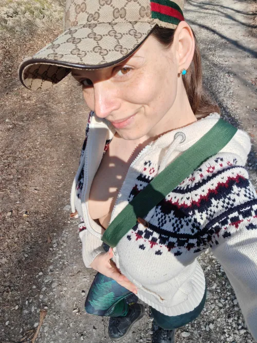 Just enjoying the fresh air and sunshine today