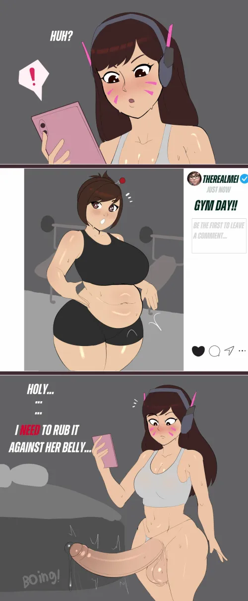 Mei turns D.va on (g3mma)