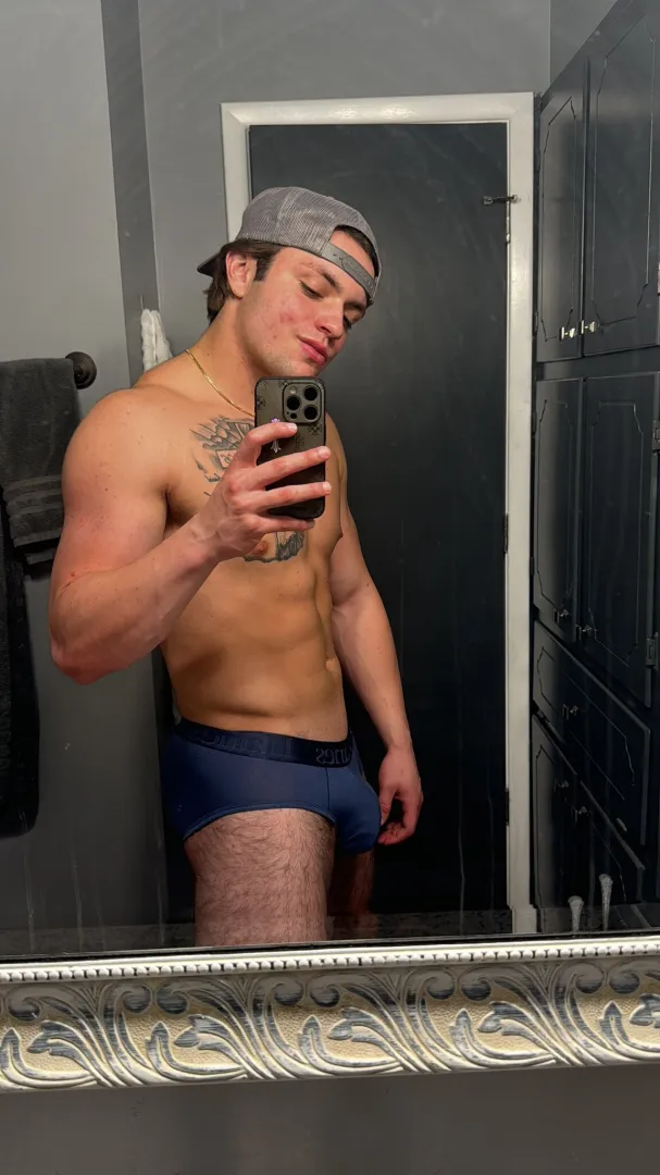 My bulge is so heavy when it’s hard