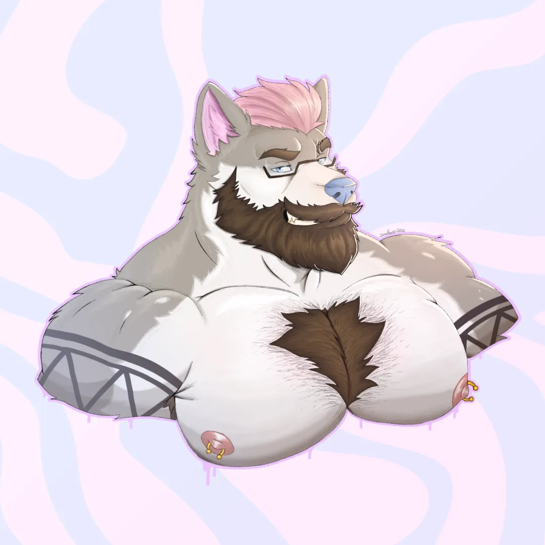 Pecs~ (Art by me @Mr.Donut_Arts)