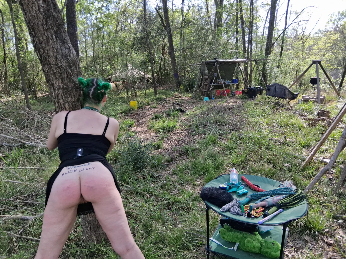 Riverside fun! (Just showing off)