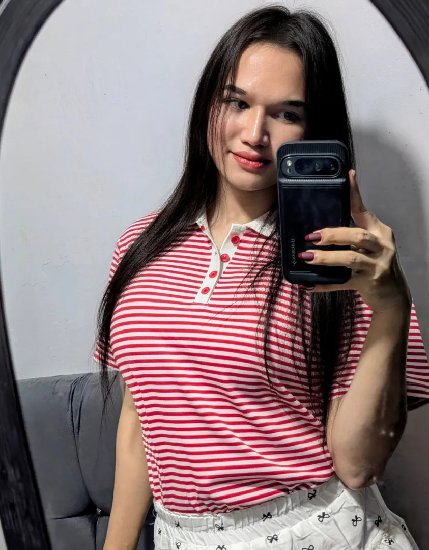 Simple girl hiding big surprise :)