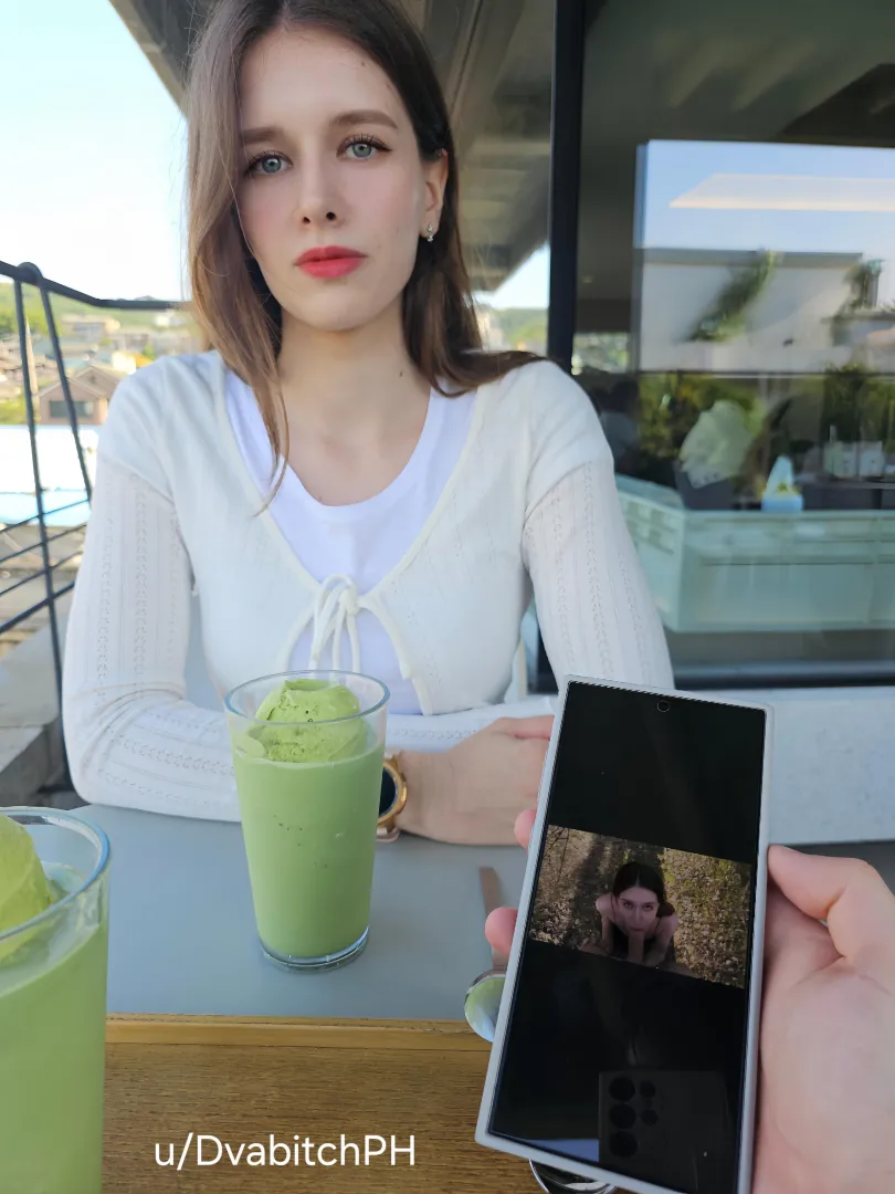 Sucked him off on the way to the cafe