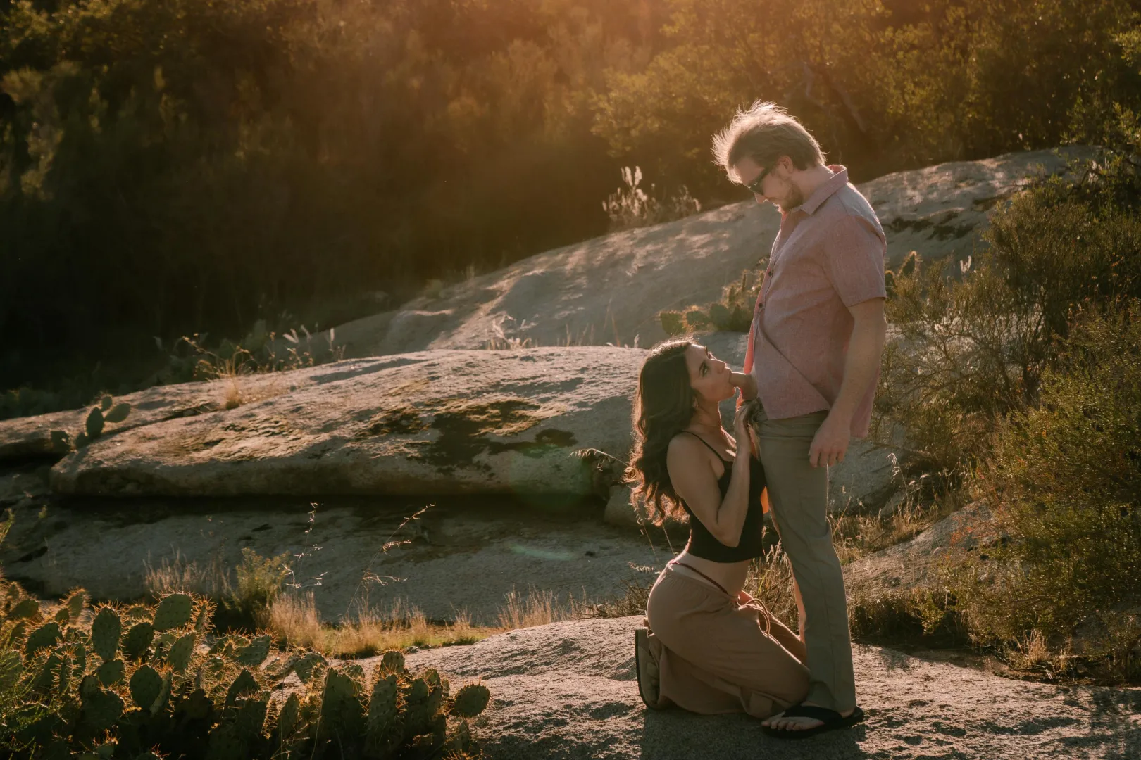 Sunset blowjobs are lit