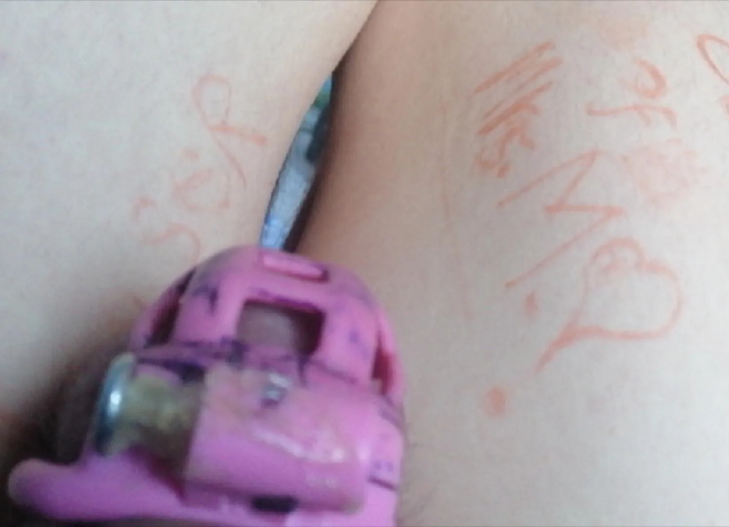 SUPERGLUE BECAUSE A SUPER BEAUTIFUL GODDESS DON'T WANT TO SEE ME OUT OF MY CAGE I still don't believe what I've done guys it's somehow come off? (lock and everywhere around got multiple layers of glue) omg what I've donebut atleast done it for you m