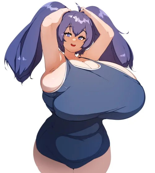 Too big for school swimsuit [NAZE]