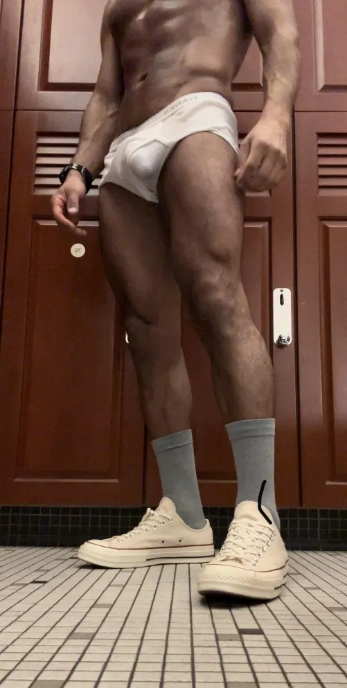 Who else rocks whities in the locker room?
