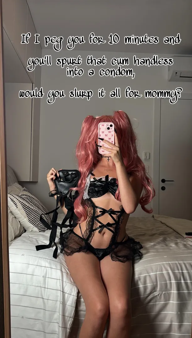 Would you slurp it all for mommy?