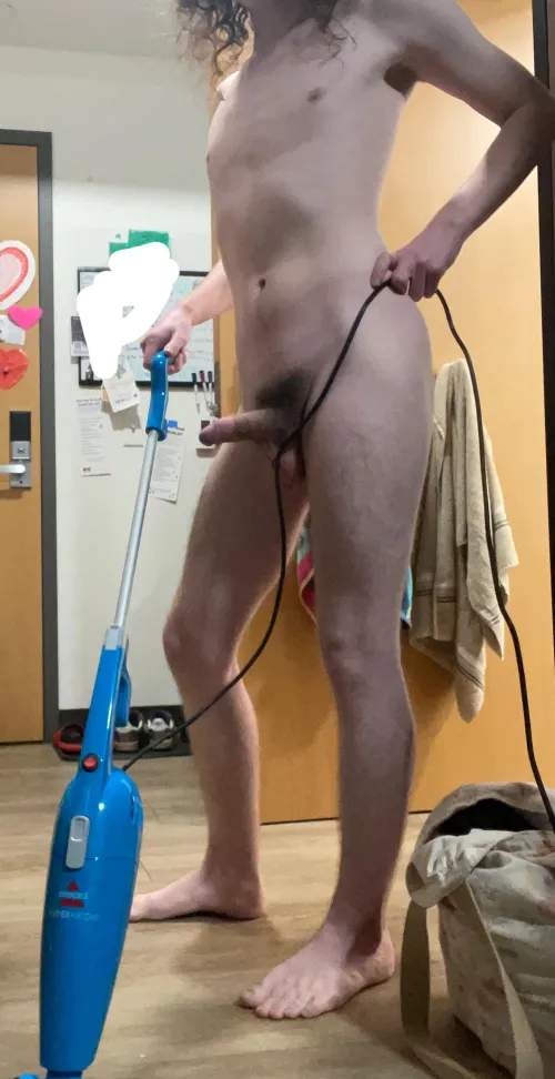 [19] just cleaning up the dorm ;))